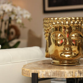 Gold Buddha Grande Candle